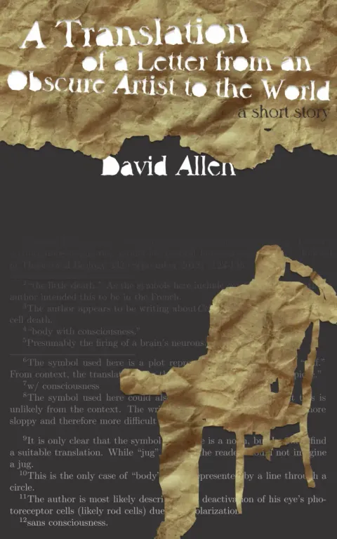 Cover for A Translation of a Letter from an Obscure Artist to the World